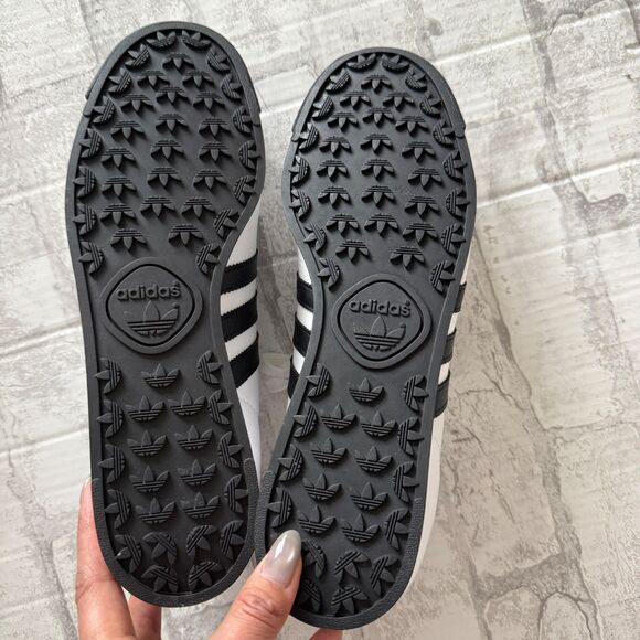 Adidas Samoa Shoes Cloud White Black Streamlined Retro Streetwear Casual Sz 10 main image 4